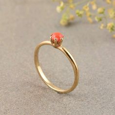 About item:- Natural Red Coral Munga gemstone ring Title:- Round Coral Munga Gemstone ring, Red Coral Munga Ring, Promise ring, Zodiac Gemstone ring, Sign Astrology ring, Bridesmaid Gift Women's ring, Daily Wear Ring, Anniversary Ring, Birthstone ring,Promise Ring, Mother's day Gift ring, Valentine's day gift, New year gift, Christmas day gift Stone: Coral Munga gemstone  Ring size :- Chose from variation (Custom size accepted) Material  :- 925 Sterling silver Purity  :- 92.5 Description:- We use 925 sterling silver to making jewelry. We accept all types of custom & personalized order. Please send us a message if you are interested in a custom creation. Shipping profile:- We ship all order within 3-5 days. But custom order takes time. Customer service :- If you have any question about our Gold Carnelian Jewelry For Wedding, Opal Solitaire Ring Gift, Solitaire Opal Ring As Gift, Round Solitaire Opal Ring Gift, Gift 14k Gold Flower Ring With Gemstones, 14k Gold Flower Ring With Gemstone For Gift, Opal Solitaire Ring For Gift With Round Band, 14k Gold Flower Ring With Gemstones As A Gift, Red Solitaire Dainty Jewelry