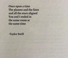 taylor swift quote about time and stars