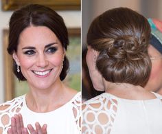 Put Ups Hairstyles, Classy Updo, Prom Hair Medium, Kate Middleton Hair, Kate Middleton Pictures, Special Occasion Hairstyles, Prince William And Catherine, Baby Pics, Royal Baby