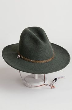 Stetson Lonesome Trail Crushable Wool Cowboy Hat | Overland Adjustable Wool Hat With Flat Bill, Adjustable Winter Adventure Hat, Outdoor Fedora Felt Hat One Size, Casual Adjustable Wool Hat Band, Adjustable Hats For Outdoor Activities In Fall, Adjustable Wide Brim Hat For Town, Adjustable Felt Hat With Short Brim For Outdoor, Brimmed Hat Bands For Winter Outdoor Activities, Adjustable Wool Brimmed Hat