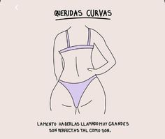 a drawing of a woman's stomach wearing a purple bra with the words quendas cuivas written above it