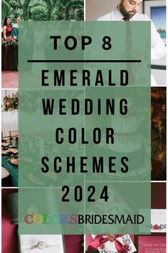 the top 8 emerald wedding color schemes for 2012