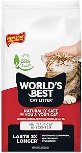 a bag of world's best cat litter