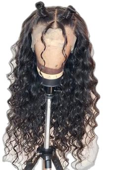 African American Wigs, Lace Frontal Wigs, Vlasové Trendy, Wave Wig, Braids With Curls, Lace Hair, Front Lace Wigs Human Hair, Human Hair Lace Wigs, Hair Quality