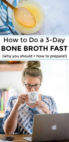 All you need to know about how to do a 3-day bone broth fast! From the benefits of bone broth-fasting to preparing for your fast, this is an in-depth post about nourishing your body with bone broth to reset your gut health and improve your overall health! #allthenourishingthings #bonebroth #fasting #guthealth #antiinflammatory Bone Broth Benefits, Broth Diet, Bone Broth Soup, Homemade Bone Broth