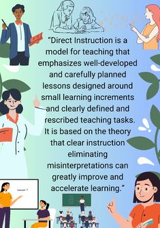 Direct instruction is an instructional approach that focuses on explicit teaching and provides clear, direct guidance to students. It is a method of instruction where educators take an active role in delivering information, modeling skills, and guiding students through the learning process. Direct instruction aims to ensure that students acquire a thorough understanding of the subject matter by providing them with specific, step-by-step instructions. There are The six steps in Direct Instruction Reciprocal Teaching Anchor Charts, Active Learning Strategies Teaching, Examples Of Differentiated Instruction, Self Regulated Learning Strategies, Differentiated Instruction Strategies