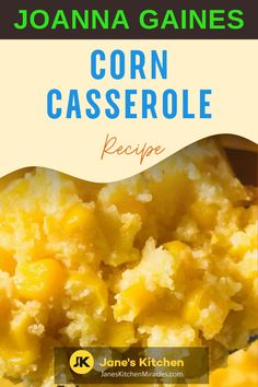 Corn casserole on a serving plate Corn Casserole Paula Deen, Easy Corn Casserole Recipe, Easy Corn Casserole, Cream Corn Casserole, Vegetable Casseroles, Casserole Ideas, Condiments Recipes, Cream Corn, Corn Casserole Recipe