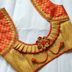 Pattu Patch Work Blouse Designs, Blouse Neck Models, Patch Blouse, Boat Neck Blouse Design, Blouse Designs Catalogue