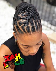 Jah Locs, Short Dread Styles, Lock Styles, Dread Lock, Locs Styles, Beautiful Dreadlocks