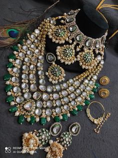 To buy whatsapp @9335835609 #bridalset #bridalkundanset #kundannecklaceset 49 Dark Green Velvet Dress, Resin Jewelry Diy, Green Velvet Dress, Indian Food, Green Velvet, Bridal Sets, Velvet Dress, Resin Jewelry, Indian Food Recipes