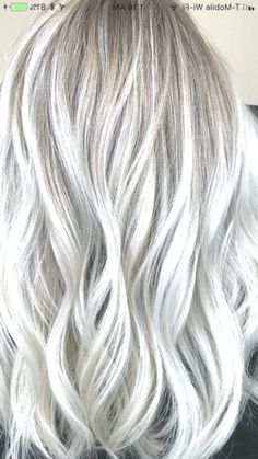 Ash Blonde Hair Color Ideas, Ash Blonde Hair Color, Silver Hair Highlights, Grey Blonde Hair, Ash Hair Color