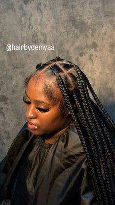 Fast Braided Hairstyles, Quick Styles With Braiding Hair, Cheerleader Hairstyles, Half Up Half Down Braids, Braid Hairstyles For Black Women, Black Hair Protective Styles, African Braids Hairstyles Pictures, Quick Braids, Knotless Box Braids