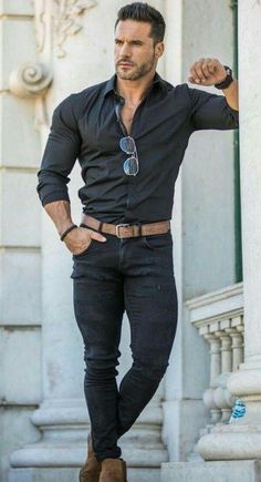 Relaxed Elegance, Stylish Mens Outfits, Mens Fashion Suits, Men Fashion Casual Outfits, Well Dressed Men, Casual Winter Outfits, Mens Casual Outfits