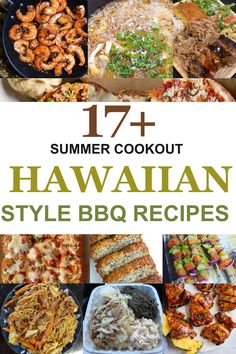 hawaiian style bbq recipes with text overlay