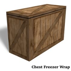 teak, color, wood, crate, chest, freezer, wrap, skin Disguise Chest Freezer, Hide Chest Freezer, Deep Freezer Makeover Wood, Freezer Disguise, Hidden Freezer Chest, Chest Freezer Disguise, Hiding A Deep Freezer, Deep Freezer Cover, How To Hide Deep Freezer