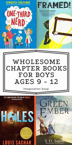 four children's books with the title, which reads who some character boys ages 9 - 12?