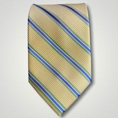 A general all around great tie to wear with any suit, shirt for any occasion. With two different types of silk in the same necktie, the stripe being satin and the broad section being woven, this tie makes an all day knot that does not have to be readjusted. With colorations of kelly green and blue stripes, you cannot make a mistake creating a look with this tie pairing with any suit in your closet. Suit Shirt, Green With Blue, Kelly Green, Silk Ties, Necktie, Different Types, Blue Stripes, Neck Tie, Knot