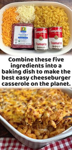 the ingredients in this casserole are ready to be eaten