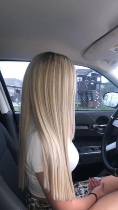 Straight Blonde Hair, Balayage Blonde