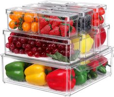 Pure Future 10 Pack Refrigerator Organizer Bins, Stackable Fridge Organizers and Storage with Lids, BPA-Free, Fridge Storage Containers for Fruits, Vegetables, Food, Drinks, Cereals, Clear
Visit the Pure Future Store Fridge Organization Containers, Fridge Storage Containers, Fridge Organizers, Refrigerator Organizer, Fridge Organizer, Pantry Bin, Stackable Bins, Organizer Bins, Fridge Organisers