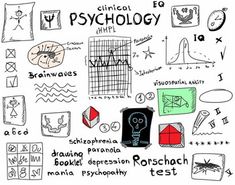 an image of a bunch of doodles with words and symbols on it that say,'medical psychology help '