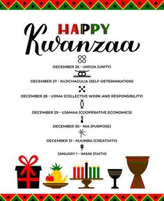 Happy Kwanzaa African American Holidays, Kwanzaa Gifts, Sending Prayers