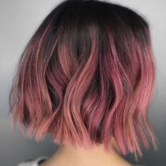 Haircolor Ideas, Pulp Riot, Short Hairstyles For Thick Hair, Peinados Fáciles Para Cabello Corto, Short Hair Balayage, Short Hairstyle