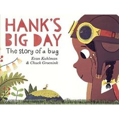 the cover of hank's big day, with an illustration of a boy wearing a helmet and goggles