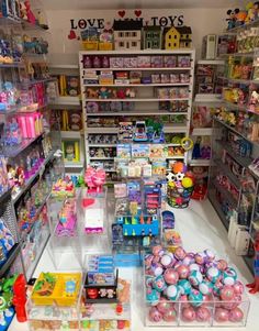 a toy store filled with lots of toys