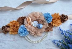 "Sash for flower girls, bridesmaids, maternity photo session or any other special occasion. It can be worn as maternity sash ,bridal sash,flower girl sash ,bridesmaid sash Sash 12\"embellishment,7/8\"W,3 yards long Daddy to be corsage 2.5\"x 6.5\" embellishment Mommy to be corsage 4.5\"x8\" embellishment This item contains small parts. Please do not leave young children unattended while wearing this The color may be slightly different due to the lighting" Boy Pregnancy, Mommy To Be Corsage, Baby Shower Sash, Birthday Things, Bridesmaid Sash, Cowboy Baby Shower, Maternity Belt, Cowboy Baby, Maternity Sash