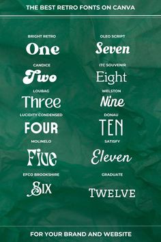 The 12 Best Retro Fonts on Canva - Siteculture 15 Fonts Alphabet Aesthetic, Fonts Alphabet Vintage, Fonts Alphabet Cursive, 80s Fonts, Alphabet Aesthetic, Lettering Fonts Alphabet, Alphabet Cursive, Free Cursive Fonts, Fonts Retro