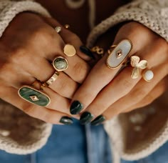 jade stone adjustable ring Ring Inspiration Aesthetic, Size 10 Rings Women, Boho Jewelry Rings, Boho Aesthetic Jewelry, Trendy Gemstone Ring Jewelry, Trendy Gemstone Ring, Adjustable Jade Gemstone Jewelry, Trendy Adjustable Crystal Open Ring, Trendy Adjustable Open Crystal Ring