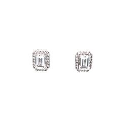 These sapphire & CZ rectangle studs are perfect for business casual or a formal night out. Sterling silver Lab grown white Sapphires Cubic Zirconia Post back SIZE: Approx 1/4” Style Code: PJER594 Silver Rectangular Stone Earrings For Formal Occasions, Classic Formal Earrings With Rectangular Stone, Classic Formal Rhinestone Earrings, Silver Lab, Perfume Oils, White Sapphire, Lab Grown, Business Casual, Cubic Zirconia