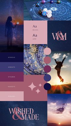 Logo Design Spiritual Color Palette, Astrology Branding, Celestial Branding, Logos Color, Logo Color Palette, Color Palette From Image, Hex Color Palette, Color Schemes Colour Palettes, Create A Brand