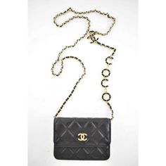 Chanel 21b Black Caviar Mini Wallet On Chain Gold Coco Shoulder Crossbody Bag ********** Chanel ********** Brand: Chanel Size: Mini (4.9 X 3.7 X 1.4) Name: Mini Wallet On Chain Color: Black Style: Shoulder / Crossbody Bag Style #: Ap2306 B06270 94305 Collection: 21b Material: Grained Calfskin Leather Flap Front Button Closure Black Grained Calfskin Caviar Quilted Leather Material Iconic Cc Logo At The Front Gold Tone Hardware Single Chain Strap With Coco Chain Logo Only Fits Cards This Bag Is Co Designer Shoulder Bag With Chain For Travel, Designer Chain Shoulder Bag For Travel, Luxury Black Wallet On Chain With Detachable Strap, Everyday Luxury Black Bag With Chain, Designer Black Wallet On Chain With Detachable Strap, Formal Black Wallet On Chain With Gold-tone Hardware, Black Chain Bag For Everyday Luxury, Designer Travel Wallet On Chain With Gold-tone Hardware, Classic Black Wallet On Chain