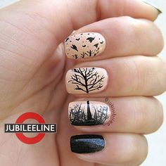 Choice nail art Tree Nails, Get Nails, Cute Nail Designs, Nail Art Inspiration, Creative Nails, Gorgeous Nails, Nail Art Design, Diy Nails