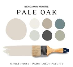 a paint brush with different shades of gray and white on it, including the words'pale