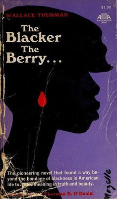 a book cover with an image of a woman's head and the words, the blacker the berry