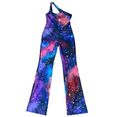 Zara Sz Xs, Never Worn Just Tried On. Galaxy Print Jumpsuit - Super Cute! #Galaxyprint #Halloween #Halloweencostume #Onesie #Colorful Star Adult Costume, Moon Party, Print Jumpsuit, Space Suit, Galaxy Print, Printed Jumpsuit, Zara Pants, Star Print, Zara Women