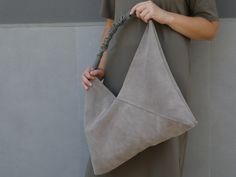 This handmade suede leather women's origami bag is a perfect for your meetings, shopping, and work, and is a great travel companion due to its universal appearance. Simple, classic, and ready to go with you everywhere. You can use your bag everyday and it will retain it's shape and texture for a long time. It can be customized gift for your girlfriend, mom, wife, teacher, boss, daughter, best friend, or any other person. This bag is minimalist, simple, reliable, and durable.  Features: ▸ 100 % s Origami Bag, Japanese Origami, Gifts For Your Girlfriend, Camel Color, Gray Green, Suede Leather, Purses And Handbags, Customized Gifts, Leather Women