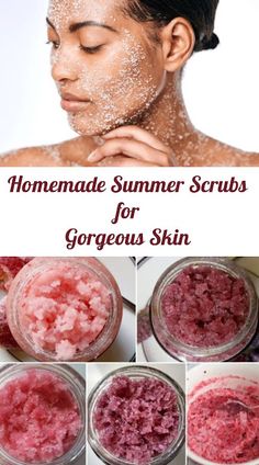 homemade-summer-scrubs-for-gorgeous-skin Oatmeal Scrub, Scrub Recipe Diy, Summer Skincare Routine, Normal Skin Type, Exfoliating Face Scrub, Homemade Scrub, Gorgeous Skin