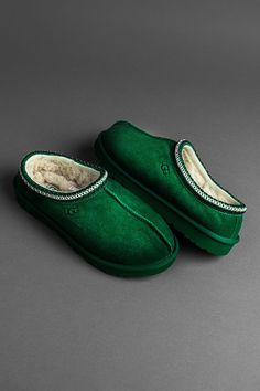 These UGG Tasman Slippers definitely get the green light. Tasman Slippers, Ugg Tasman Slippers, Stadium Goods, Green Light, Light Green, Slippers, Sneakers, Green