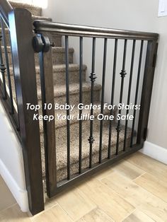 Looking for the best baby gates for stairs to keep your little one safe? Check out our top 10 picks that are not only stylish but also secure. From retractable to pressure-mounted gates, find the perfect option to childproof your home. Ensure peace of mind with these top-rated baby gates for stairs. Modern Baby Gates For Stairs, Custom Baby Gates For Stairs, Gates For Stairs With Banister, Built In Baby Gate For Stairs, Gate For Stairs With Banister, Stair Gate Ideas, Baby Gates For Stairs, Top Of Stairs Gate, Staircase Gate