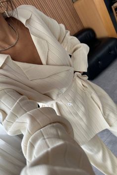 SPU: YSYYJ240905038 Style: Elegant Color: Beige/Grey Season: Fall/Winter Neckline: Lapel Sleeve Length: Long Sleeve Material: Blend Size: S/M/L/XL/2XL/3XL Top Size: Size Chart： Length Bust Sleeve Length CM inch CM inch CM inch S 75 29.5  95 37.4  62 24.4  M 76 29.9  100 39.4  63 24.8  L 77 30.3  105 41.3  64 25.2  XL 78 30.7  110 43.3  65 25.6  2XL 79 31.1  115 45.3  66 26.0  3XL 80 31.5  120 47.2  67 26.4  Pant Size: Size Chart： Length Waist Hip CM inch CM inch CM inch S 101 39.8  70 27.6  95 37.4  M 102 40.2  75 29.5  100 39.4  L 103 40.6  80 31.5  105 41.3  XL 104 40.9  85 33.5  110 43.3  2XL 105 41.3  90 35.4  115 45.3  3XL 106 41.7  95 37.4  120 47.2  This data was obtained from manually measuring the product, it may be off by 1-2 CM. Knitted Suit, Elegant Color, Style Elegant, Fall Winter, Size Chart, Solid Color, Sleeve Length, Grey, Long Sleeve