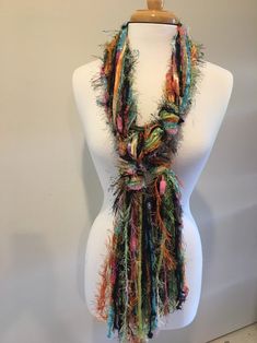 Sherbert Womens Knotted All Fringe Scarf Shades of Black | Etsy Multicolor Fringe Scarves For Festival, Multicolor Fringed Scarves For Festivals, Festival Multicolor Scarves With Fringe, Multicolor Fringe Scarf One Size, Multicolor Fringe Scarves One Size, Multicolor Fringed Scarves One Size, Hippie Multicolor Scarf One Size, Bohemian Multicolor Scarf For Festivals, Multicolor Bohemian Scarves For Festivals