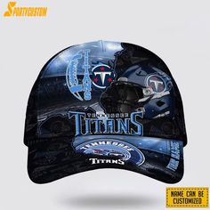 Tennessee Titans All Over Printed Nfl Baseball Caps Custom Name Caps Best Gift For Fans - sporty and stylish. Premium material, breathable. Beautiful ... 32 Nfl Teams, Bold Accessories, Football Lovers, Tennessee Titans, Nfl Teams, Baseball Caps, American Football, Best Gift, Custom Name