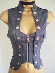 Punk Top, Outfit Jeans, Refashion Clothes, Steam Punk, Dream Clothes, Fashion Sewing, Costume Design, Denim Vest, Diy Fashion