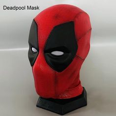 Deadpool Mask, Halloween Gift, Cosplay, Birthday Gift, Gift For Him, With Face Shell and Magnetic Lenses, Wearable Mask All production processes are manually completed by us Regarding masks: Suitable for people with a head circumference of less than 60 centimeters. (If you need a special head circumference size, please let me know and I will customize it for you) There is a plastic mask inside the mask, which can maintain the optimal shape of the mask. The mask has flexibility and can adapt to different wearers. It has amazing three-dimensional effects. Magnetic lenses can be easily installed or removed. Grade: Excluding booths, if you need a booth, please visit my store to order. Handmade works may have some production marks, which is not a quality issue. This product does not accept refu Red Anime Cosplay Costume For Themed Events, Anime Style Red Cosplay Costume For Themed Events, Red Anime Costume For Halloween, Red Anime Halloween Costume, Themed Costumes For Comic-con Costume Party, Red Anime Cosplay Costume For Halloween, Red Cosplay Costume For Themed Events, Fandom Halloween Costume For Costume Party, Halloween Costume Party Fandom Outfit