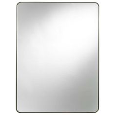 a square mirror on a white background