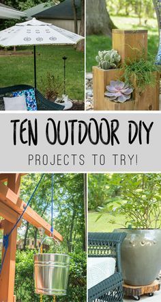 an outdoor diy project that is easy to make